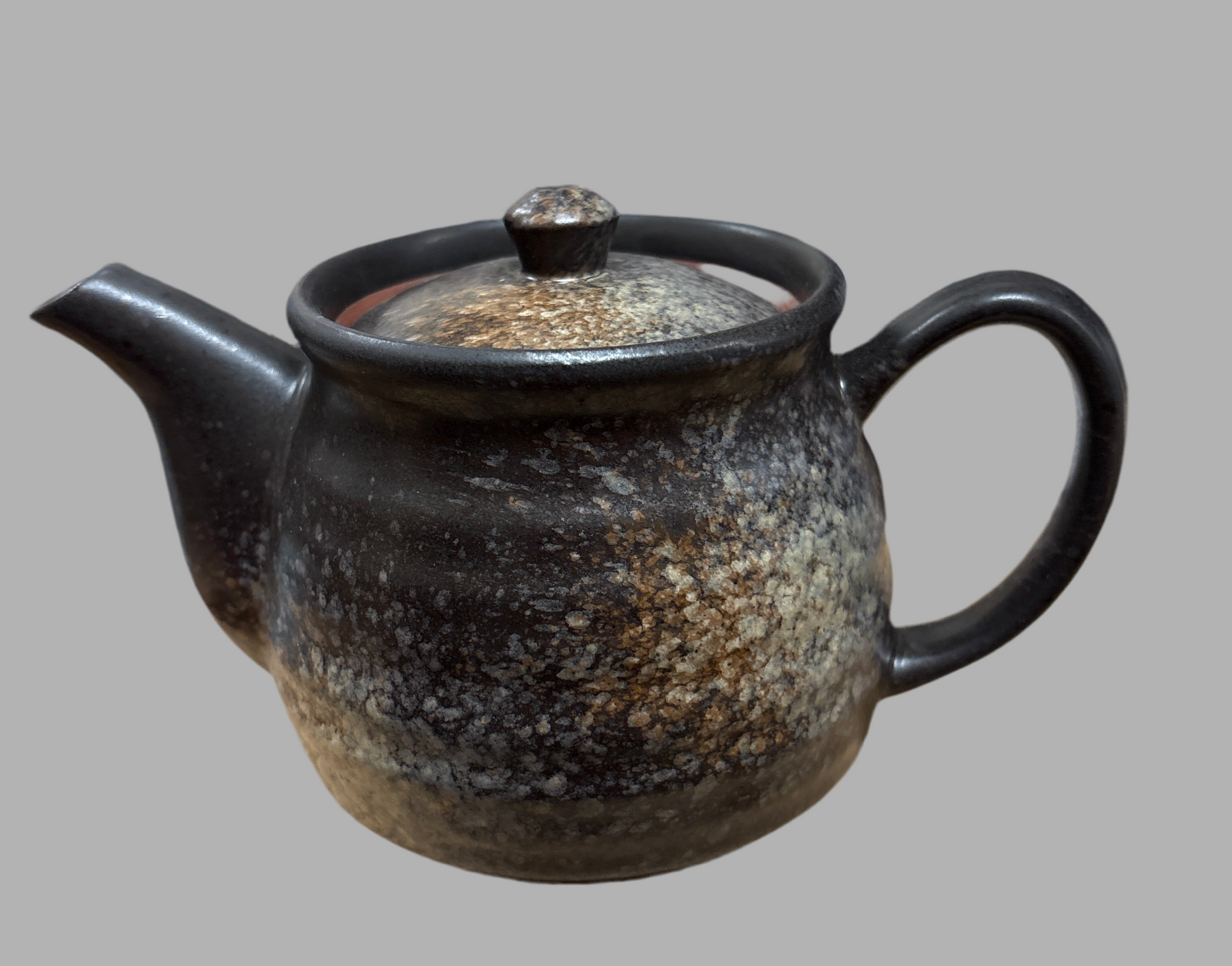 Black Bizen Teapot