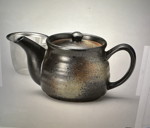Black Bizen Teapot