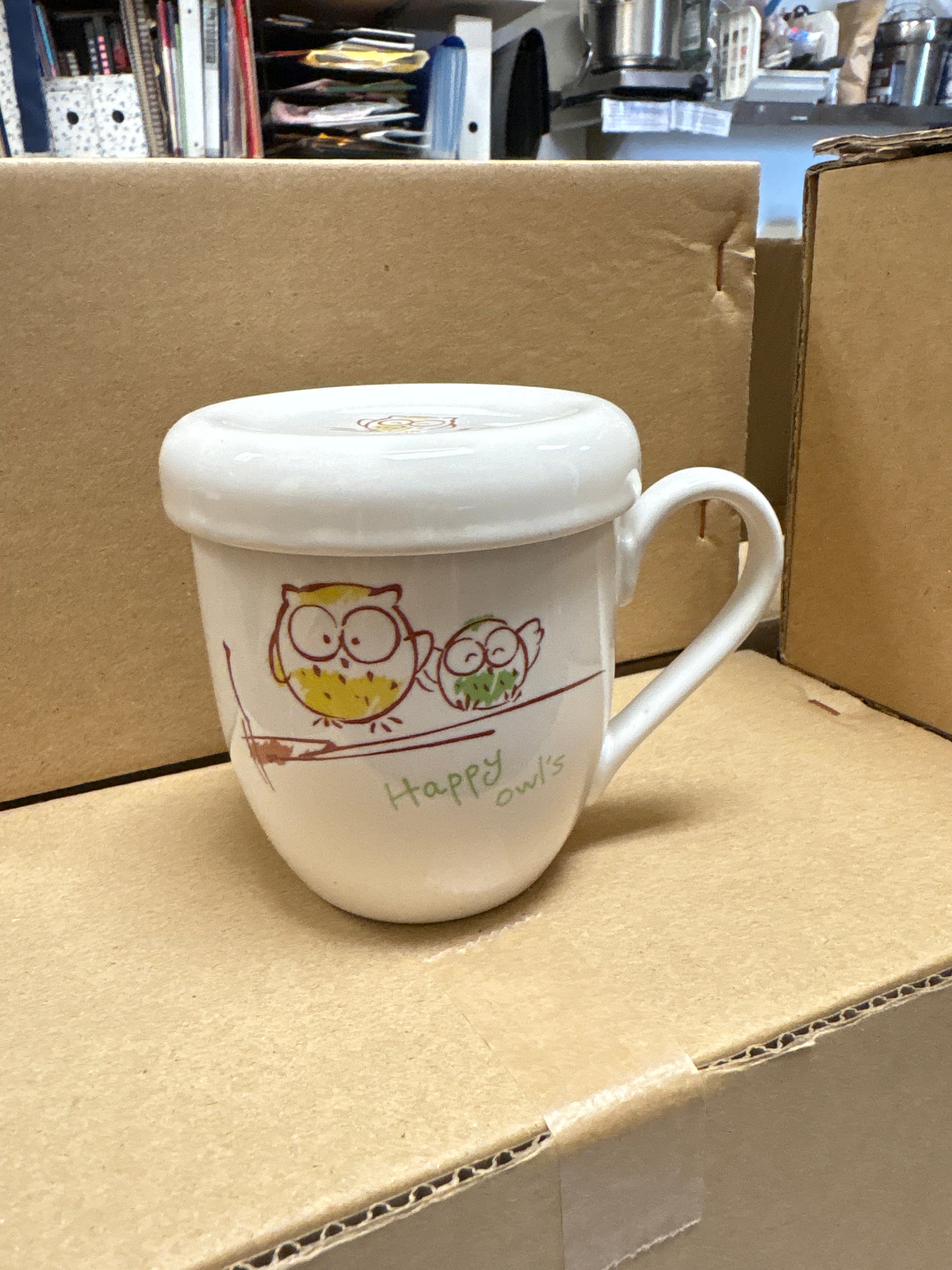 Perched Owls Mug