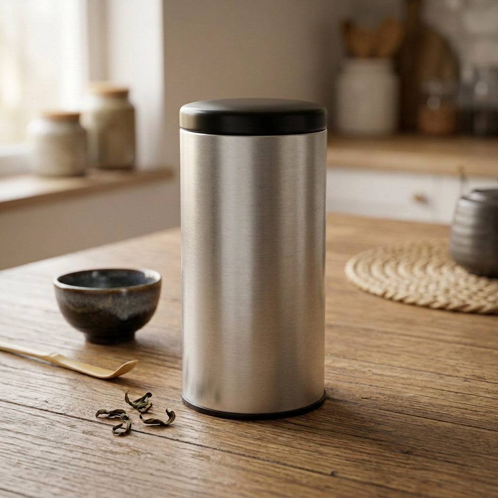 Black Lid Canister