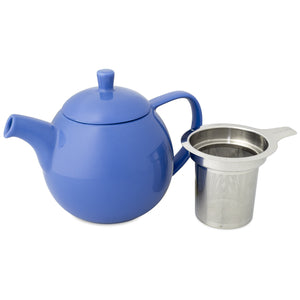 Curve Teapot- Blue - Indigo Tea Co.